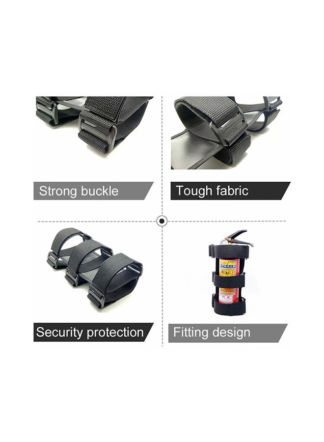 حامل مطفأة حريق قابل للتعديل ومزود بخاصية المواءمة الذاتية للتعليق في قضبان حماية السيارة الجانبية، لسيارات جيب رانجلر - Image 4