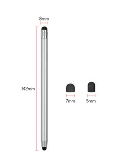 Generic 4-Piece Universal Touchscreen Stylus Pen For All Tablets With 8 Extra Replaceable Soft Rubber Tips Multicolour  - Image 2