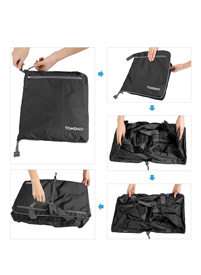 TOMSHOO - Foldable Packable Large Travel Luggage Shopping Gym Storage Bag80L 26x26x5cm - Image 1