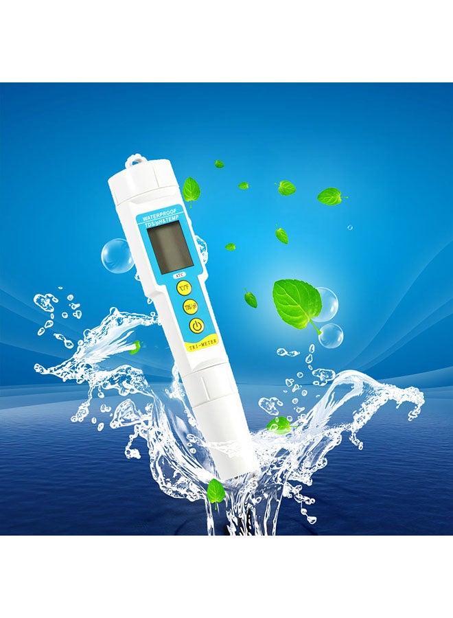 KKmoon Professional 3 In 1 Water Quality Tester White 0.158kg - Image 5