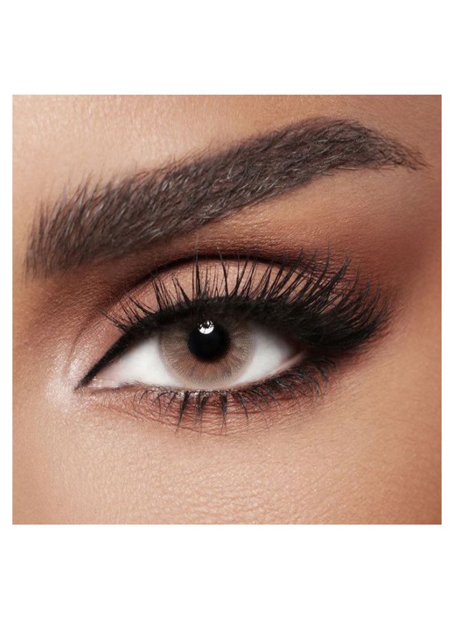 ديفا عبوة من 2 عدسات لاصقة شهرية باللون البني - Image 1