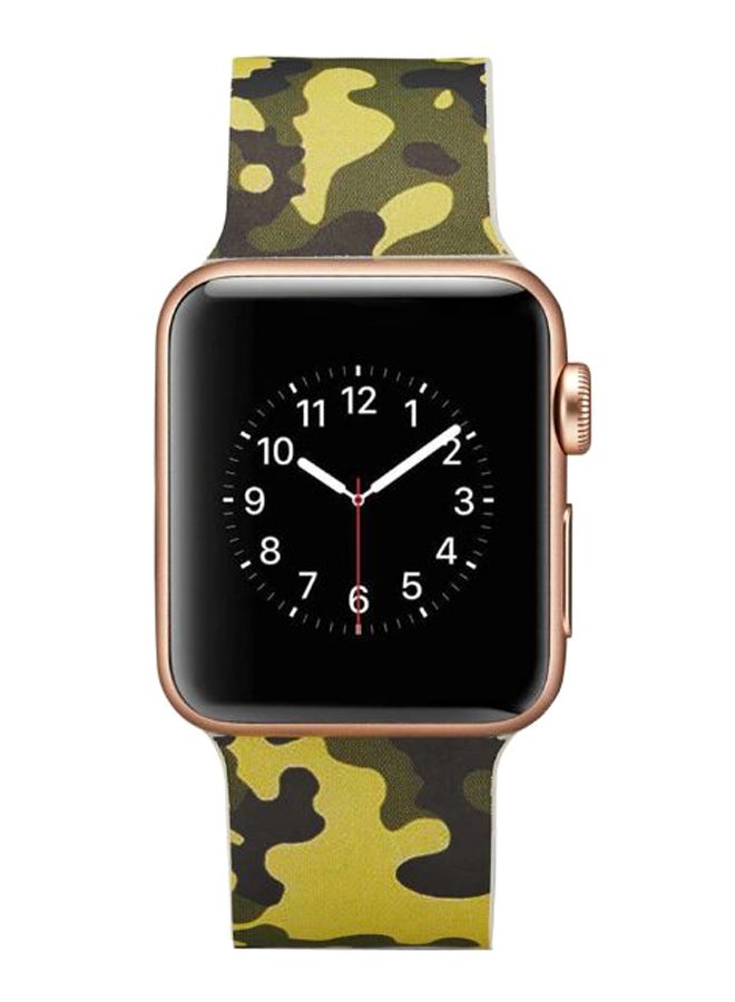 ISank Replacement Band For Apple Watch Series 4/3/2/1 Army Green/Black - Image 2