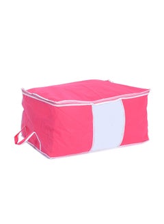 Kuber Industries Non Woven Underbed Storage Bag Pink  - Image 1