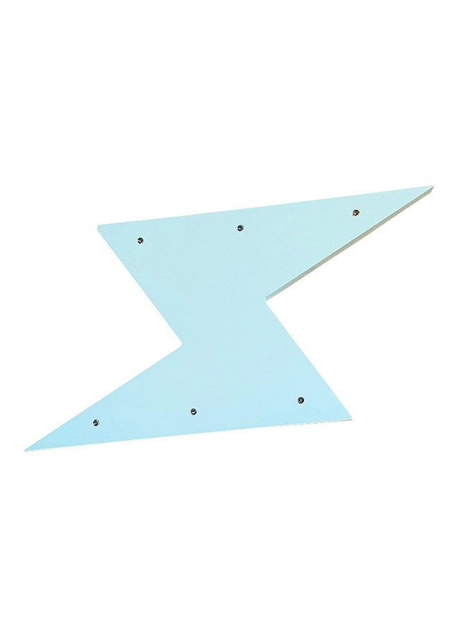 Night Light Wooden Lamp For Kid’s Bedroom Blue 26 x 17cm  - Image 1