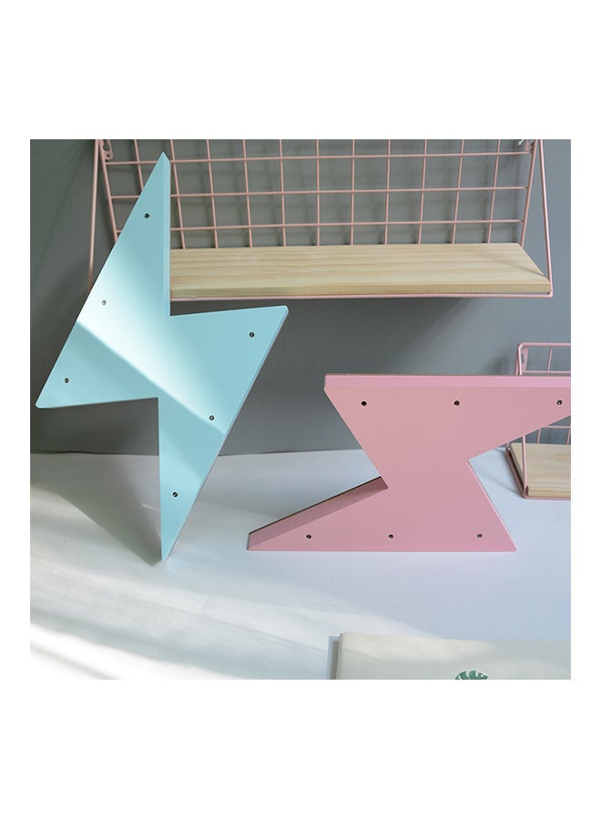 Night Light Wooden Lamp For Kid’s Bedroom Blue 26 x 17cm  - Image 2