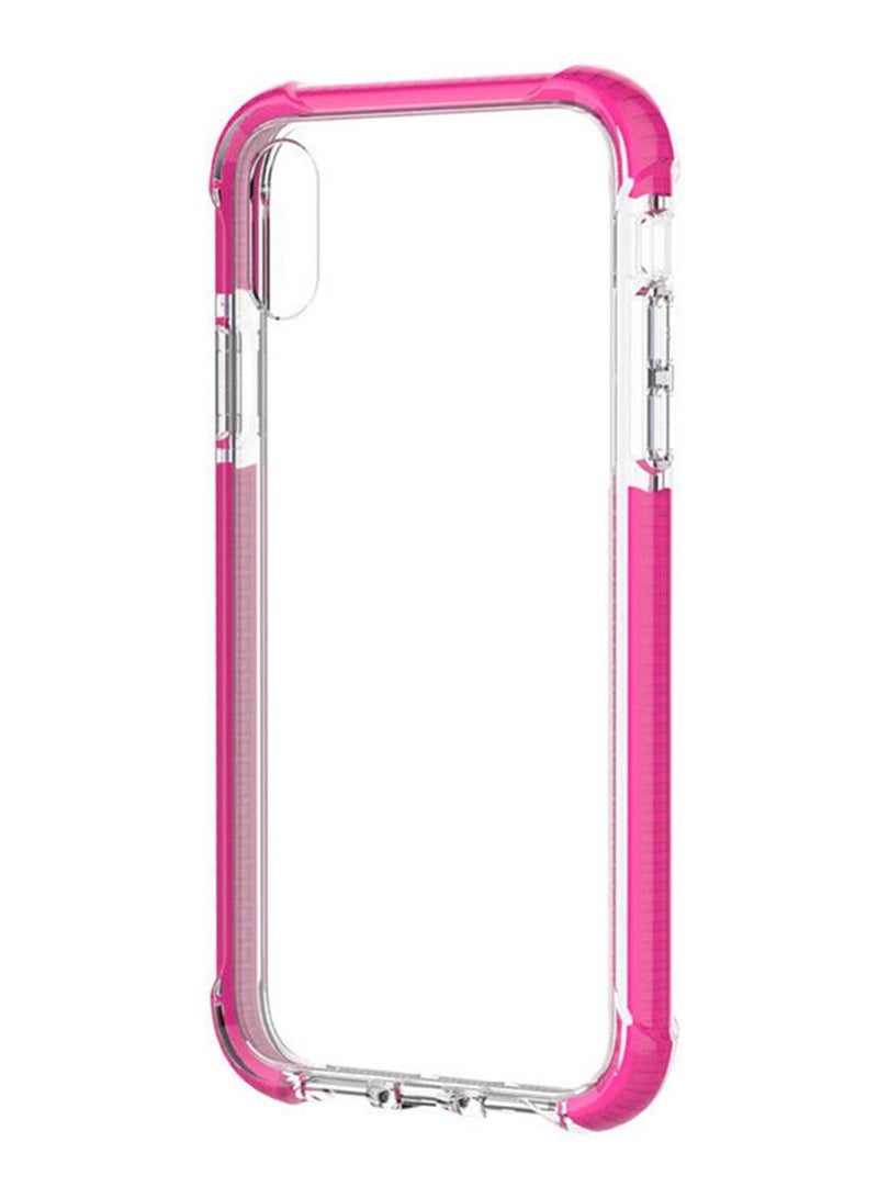 EHOME Protective Bumper Case Cover For Apple iPhone XS Max Pink/Clear