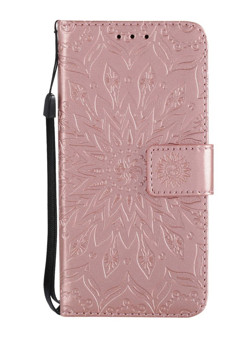 EHOME Protective Flip Case Cover For Apple iPhone X Rose Gold