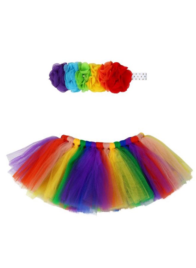 Generic Tutu Skirt Headband Multicolour 70grams