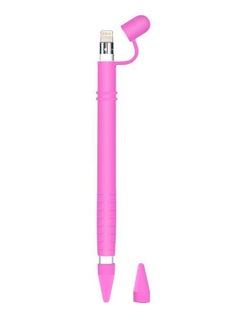 Sleeve Case Cover With Charging Cap Holder For Apple Pencil Pink