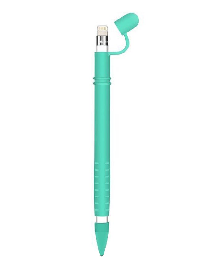 Sleeve Case Cover With Charging Cap Holder For Apple Pencil Green