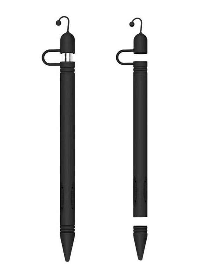 Generic - Sleeve Case Cover And Nib Cover For Apple Pencil Black - Image 1