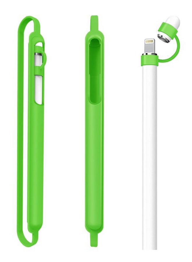 Generic - Protective Cap Holder Sleeve Cover For Apple Pencil Green - Image 1