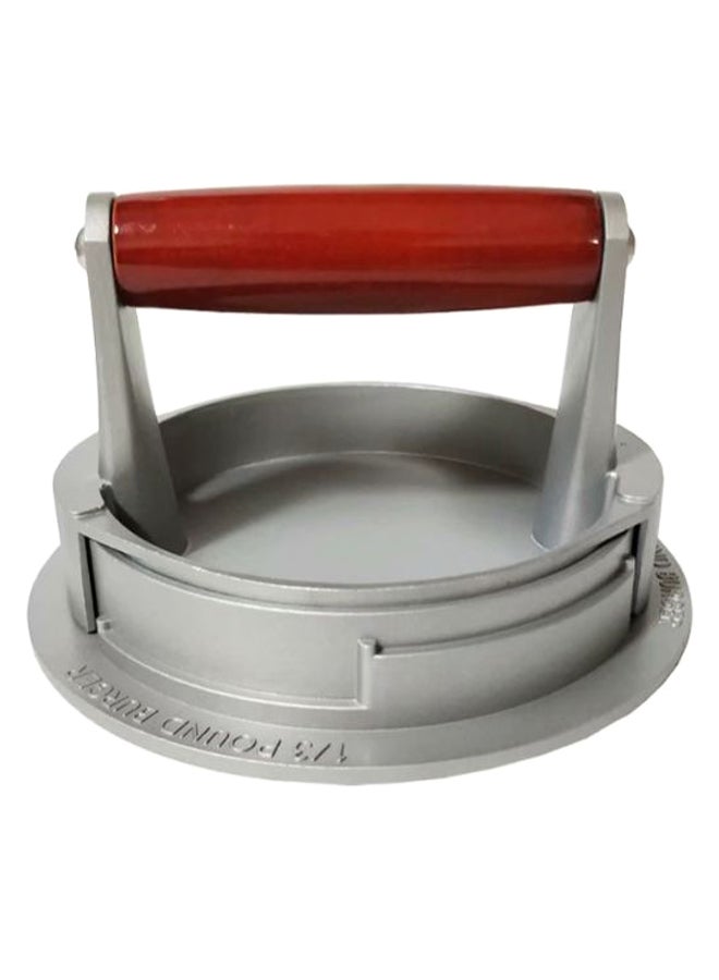 Generic - Round Shape Hamburger Press Silver 14centimeter - Image 1