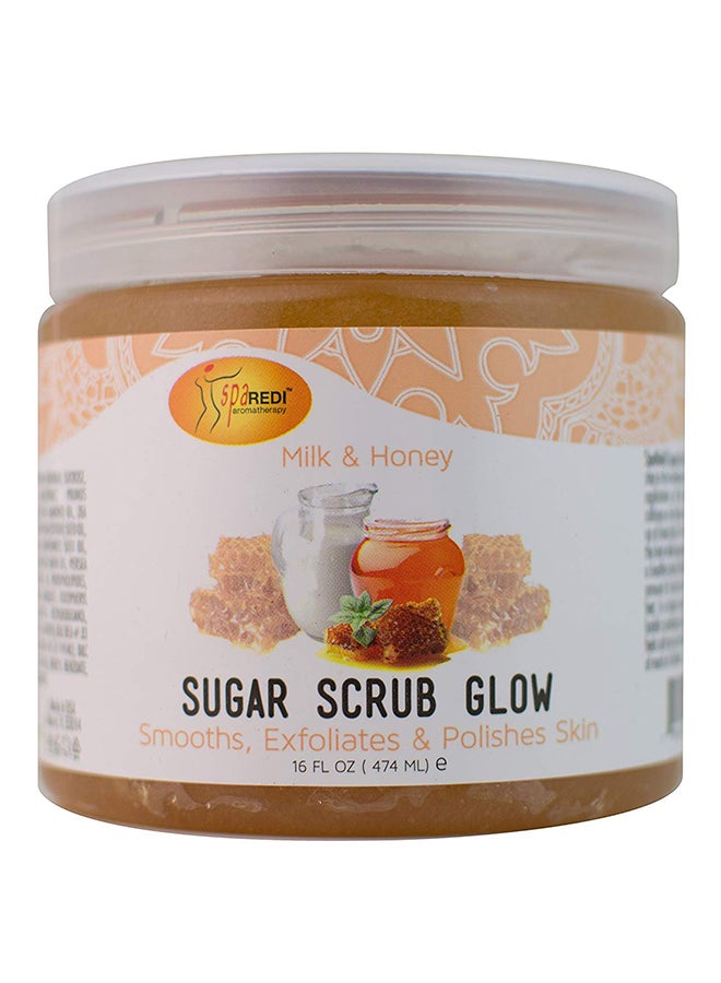 سباريدي مقشر وملمع السكر بالحليب والعسل بني