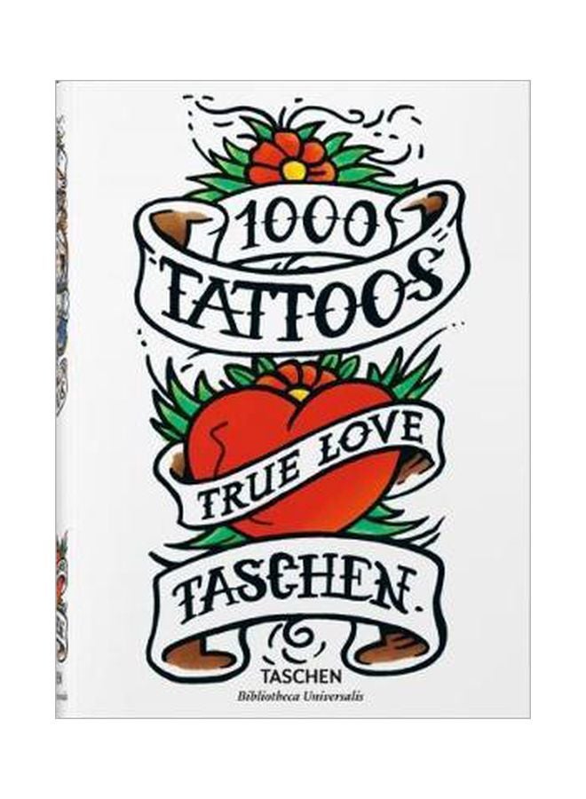 1000 Tattoos Hardcover English by Burkhard Riemschneider - 2014