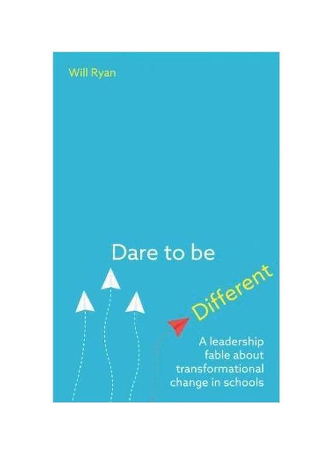 نمط مطبوع بعبارة "Dare To Be Different" غلاف ورقي الإنجليزية - 29-May-18