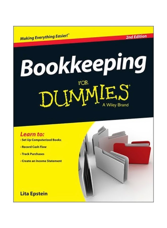 Bookkeeping For Dummies Paperback English by Lita Epstein - 20-Jan-15 