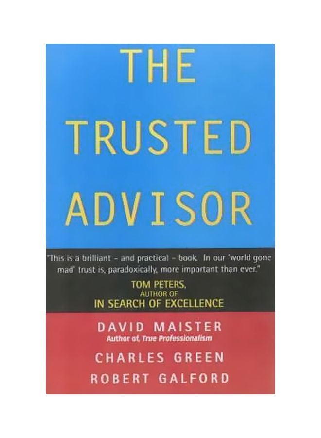 The Trusted Advisor Paperback English by David H. Maister - 02-Jan-02