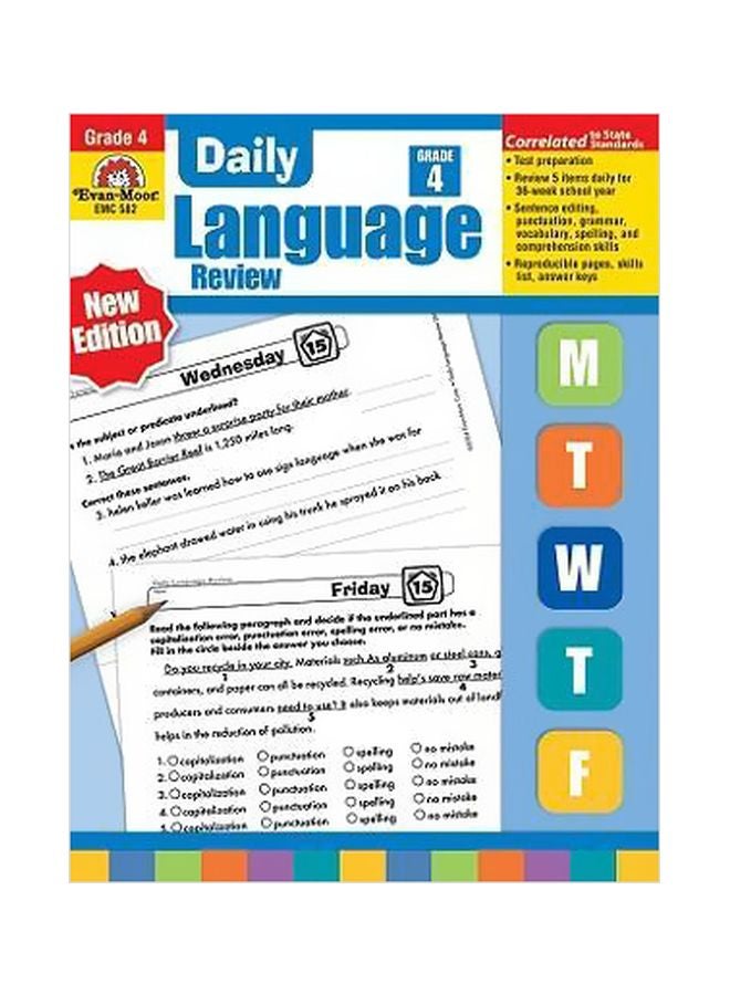 Daily Language Review Grade 4 Paperback English by Evan-Moor Educational Publishers - 01-Jan-15 