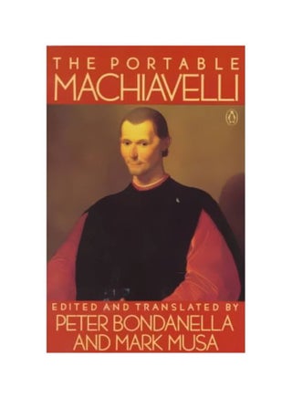 The Portable Machiavelli Paperback English by Niccolo Machiavelli - 31-May-79 - v1562141854/N27390554A_1