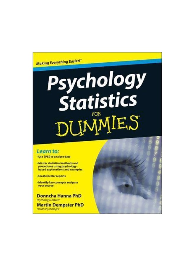 null - Psychology Statistics For Dummies Paperback English by Donncha Hanna - 29-Jan-13 - Image 1