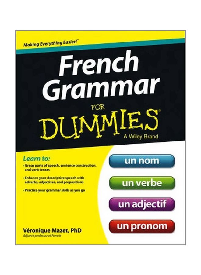 French Grammar For Dummies Paperback English by Veronique Mazet - 22-Apr-13