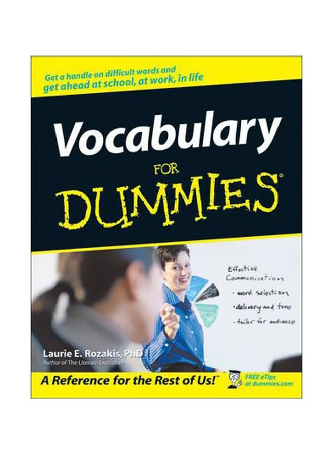 null - Vocabulary For Dummies: Get A Handle On Difficult Words And Get Ahead At School, At Work, In Life Paperback English by Laurie E. Rozakis - 15-Dec-01 - Image 1