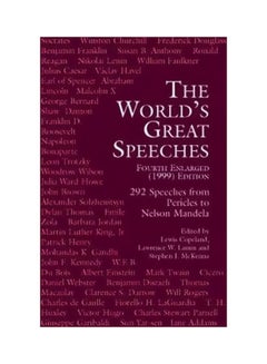 The World's Great Speeches Paperback English by Lewis Copeland - 21-Sep-99 