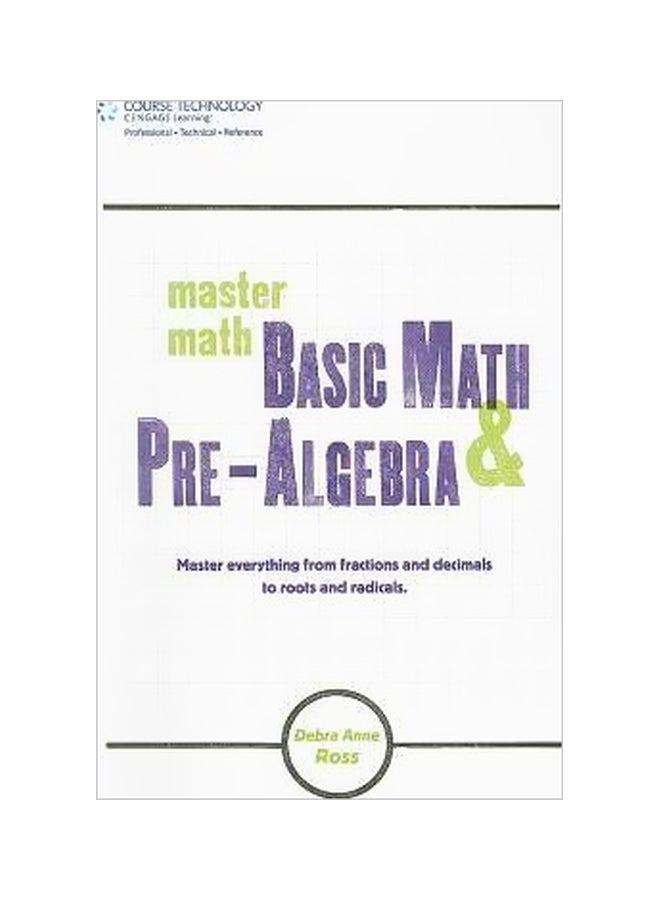 Master Math: Basic Math And Pre-algebra Paperback English by Debra Ross - 21 May 2009