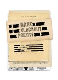Make Blackout Poetry: Turn These Pages Into Poems Paperback English by John Carroll - 4 September 2018 