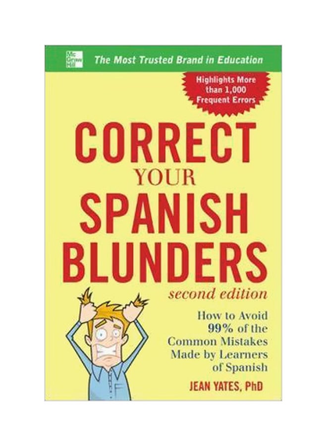 Correct Your Spanish Blunders Paperback English by Jean Yates - 23 October 2012