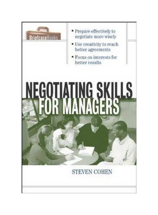Negotiating Skills For Managers Paperback English by Steve Cohen - 1 April 2002