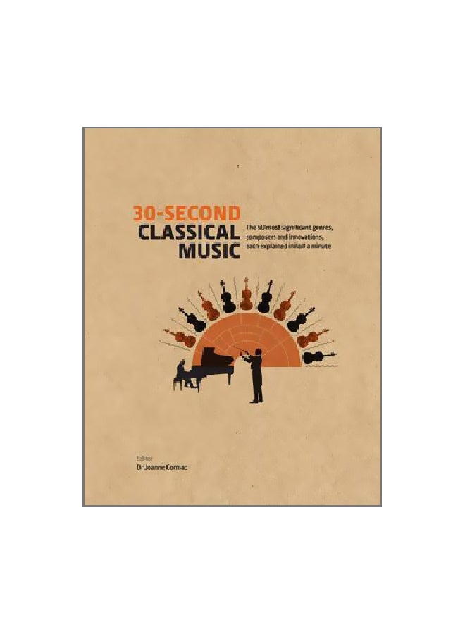 30-second Classical Music Hardcover English by Joanne Cormac - 22 February 2017 