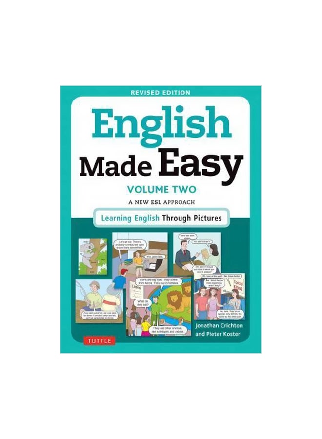 English Made Easy Volume 2 - A New ESL Approach: Learning English Through Pictures Paperback English by Jonathan Crichton - 29 March 2016