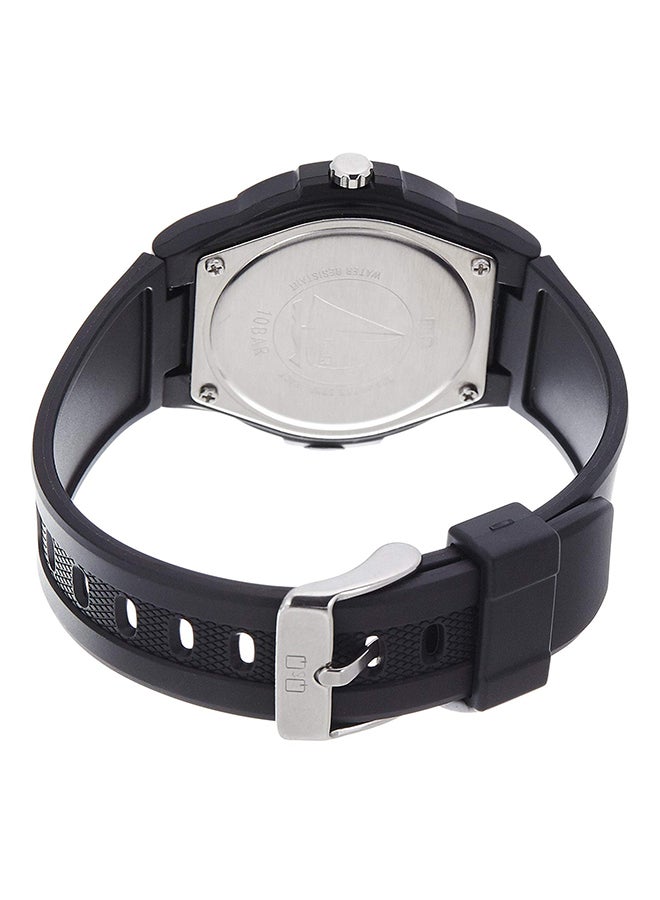 Q&Q men Rubber Analog Wrist Watch GW36J009Y - 44 mm - Black - Image 2