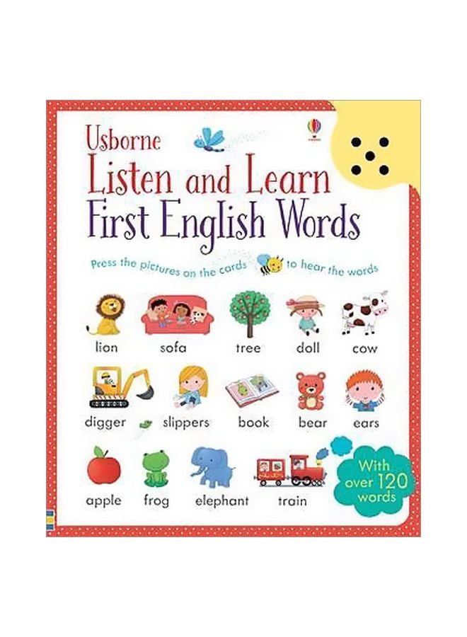 Listen And Learn First English Words Paperback English by Sam Taplin - 2017-10-01