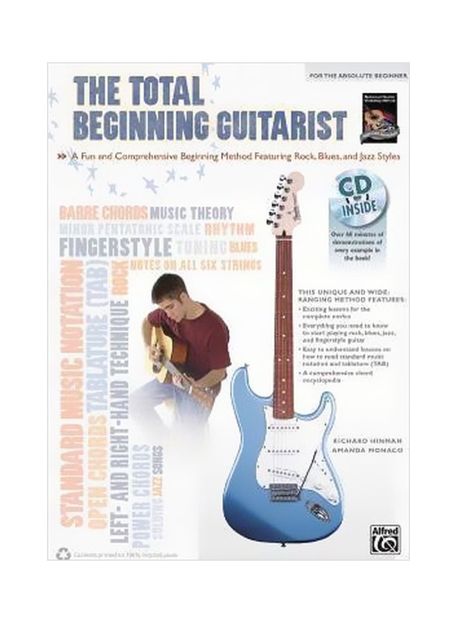 The Total Beginning Guitarist Book And CD Paperback English by Rich Hinmam - 14 March 2013