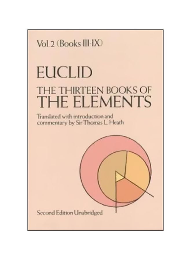 The Thirteen Books Of The Elements Paperback English by Euclid - 1 June 1956 