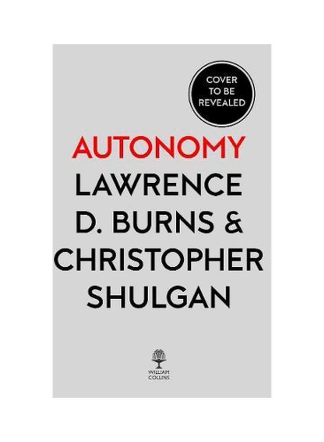 Autonomy Paperback English by Lawrence D. Burns - 1 September 2018