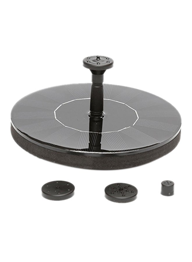 بلولانز مضخة نافورة مياه قائمة للطيور تعمل بالطاقة الشمسية أسود 17 x 16.5 x 3.6Ø³Ù†ØªÙŠÙ…ØªØ±