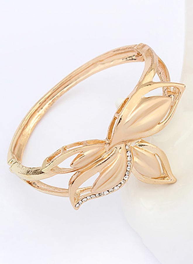 Sharpdo - Leaf Imitation Diamond Jewelry Set - Image 1