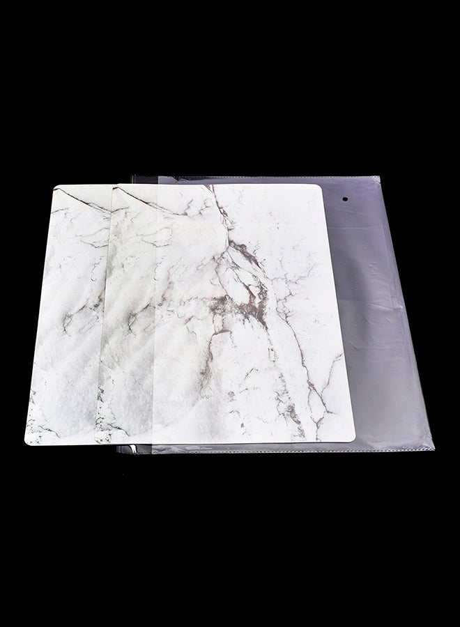 Sharpdo 2-Piece Table Mat Set White/Black 42x28x0.4cm - Image 2