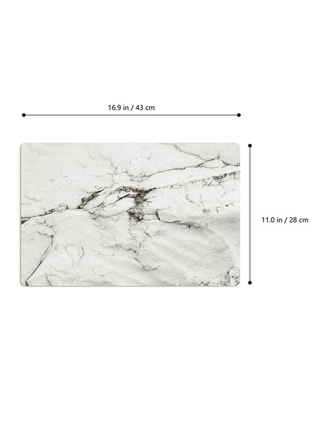 Sharpdo 2-Piece Table Mat Set White/Black 42x28x0.4cm - Image 3