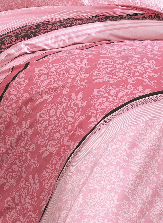 ريغال إن هاوس مجموعة لحاف مزين بنقشة الزهور مكونة من 10 قطع قطن وردي 260x240سم  - Image 5