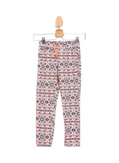 Printed Regular Fit Pyjama Pink/Black/Blue
