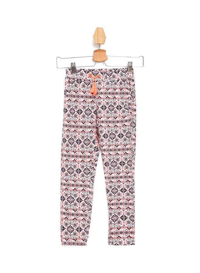 DeFacto - Printed Regular Fit Pyjama Pink/Black/Blue - Image 1