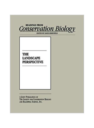 Readings From Conservation Biology : The Landscape Perspective Paperback English by David Ehrenfeld - 22-05-1995 - v1562155947/N27205224A_1