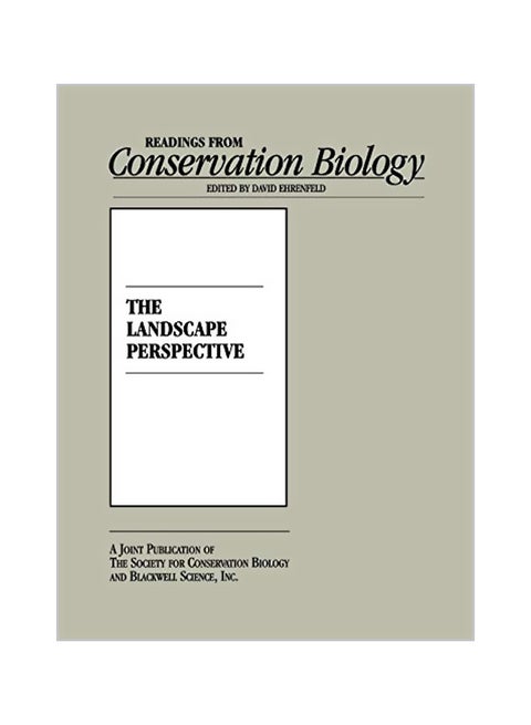 Readings From Conservation Biology : The Landscape Perspective Paperback English by David Ehrenfeld - 22-05-1995