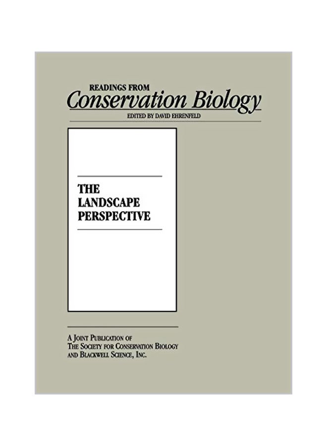 Readings From Conservation Biology : The Landscape Perspective Paperback English by David Ehrenfeld - 22-05-1995