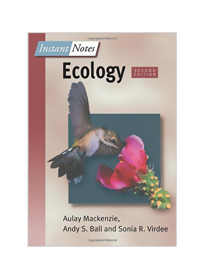 Bios Instant Notes In Ecology paperback english - 01-11-2001 
